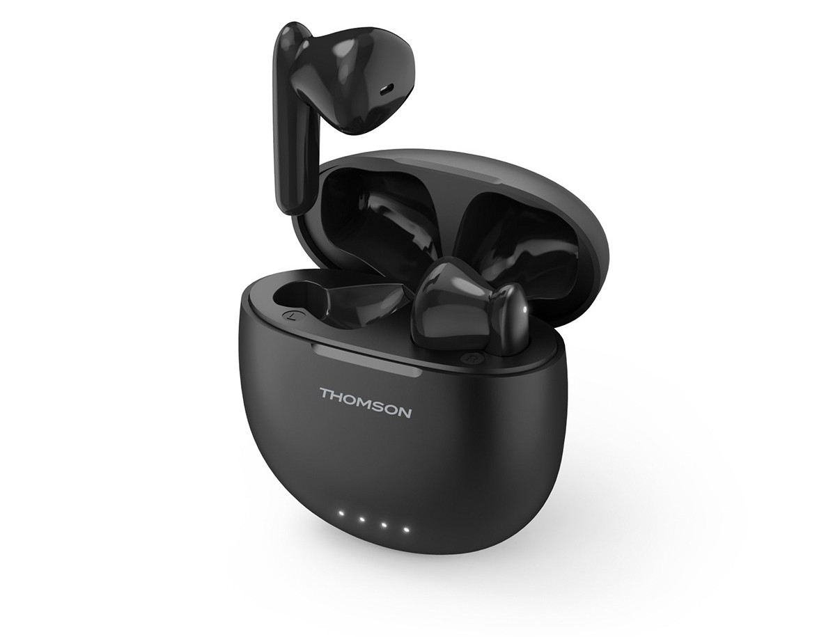 HiFi 3,5 Gramm leicht, bis zu 6.000 Stunden Standby-Zeit: Thomson-Earbuds WEAR77032 - News, Bild 1