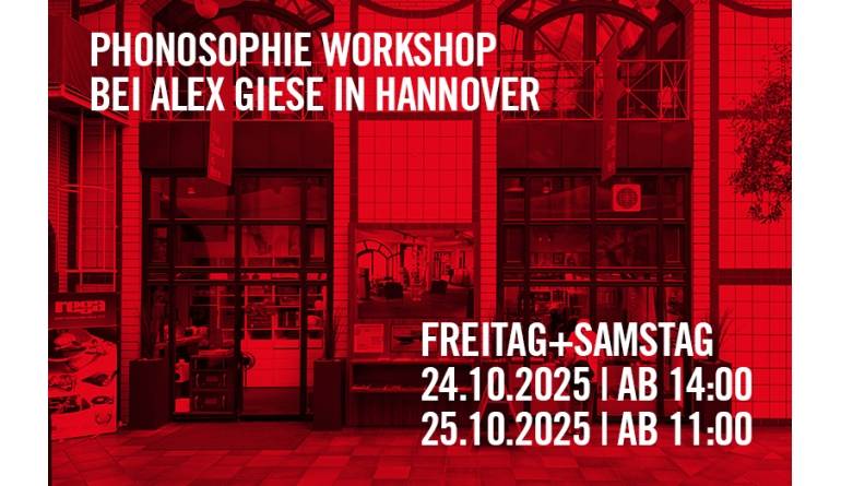 Service PHONOSOPHIE Workshop bei Alex Giese in Hannover, Niedersachsen, Deutschland - News, Bild 1